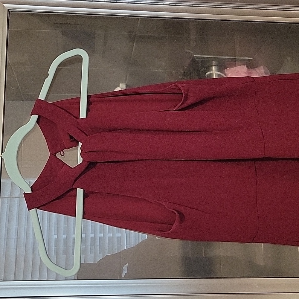 Ann Taylor, Cranberry Romper, 8P, Perfect for Christmas Parties